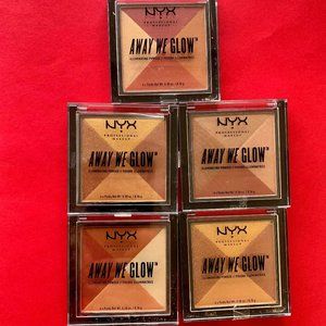 NYX Away We Glow Illuminating Powder (Bundle of 5)
